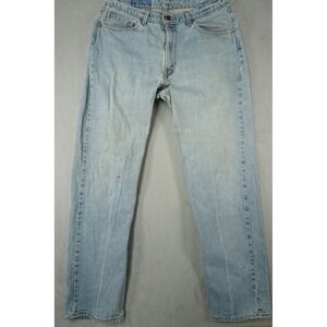 VTG 90s Levis 565 Jeans Mens 34x36 Blue Light Wash USA Made Extra Loose Wide Leg